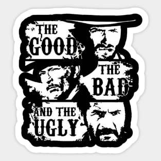 The Good The Bad And The Ugly Sticker